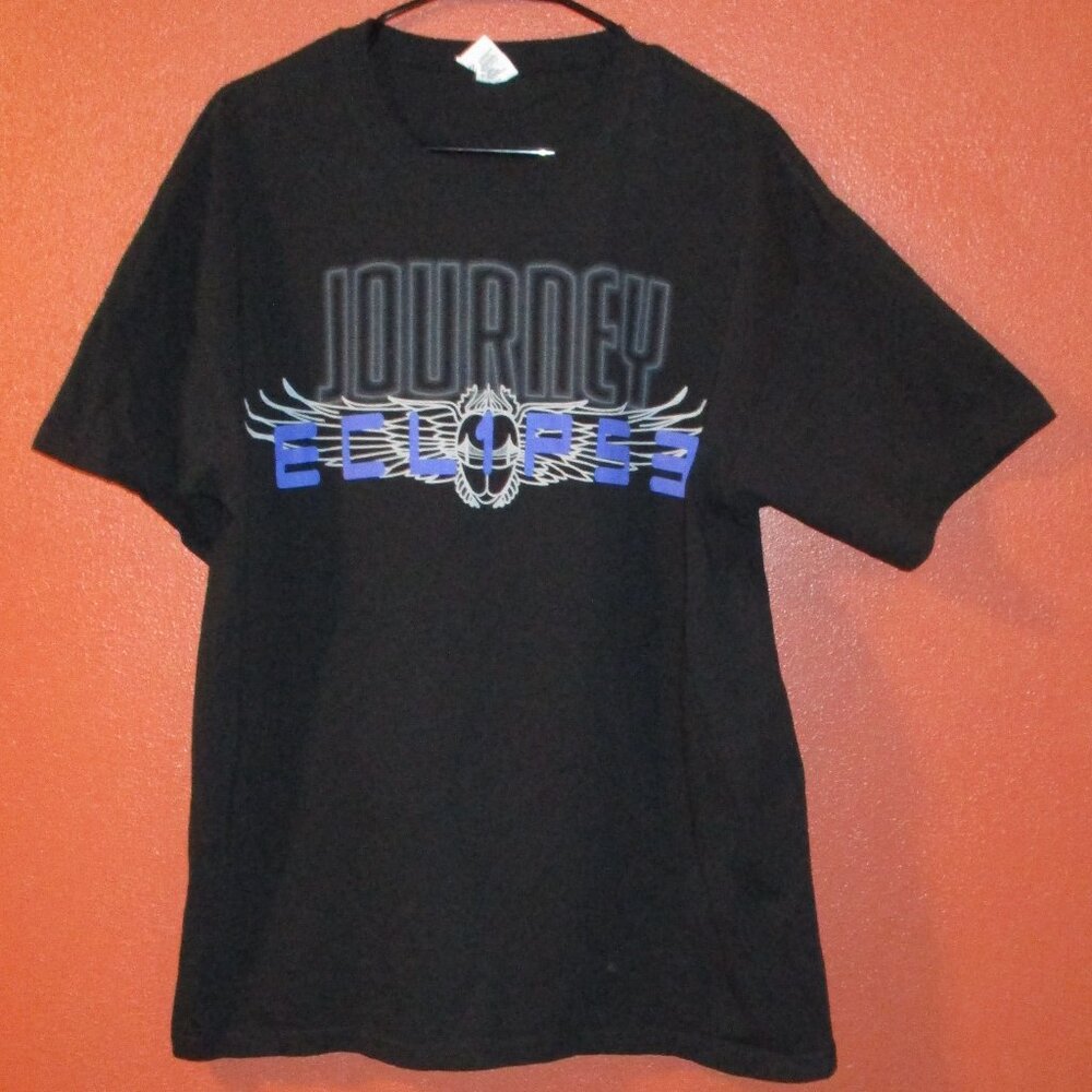 Journey Eclipse Shirt 2011 Anvil Woman X Large Black Gray Purple Concert Shirt